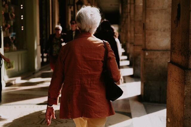 midlife woman walks away from narcissistic manipulation
