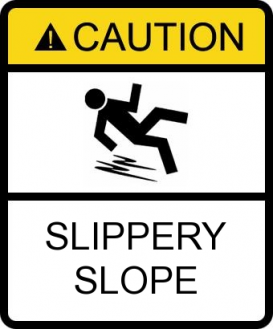 slippery