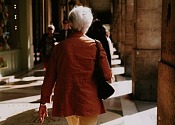 midlife woman walks away from narcissistic manipulation